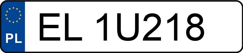 Numer rejestracyjny EL 1U218 posiada OPEL MERIVA - EL1U218 Numer rejestracyjny EL 1U218 posiada OPEL MERIVA - EL1U218