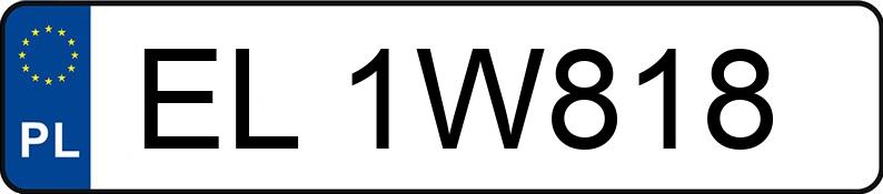 Numer rejestracyjny EL 1W818 posiada CITROEN C5 - EL1W818 Numer rejestracyjny EL 1W818 posiada CITROEN C5 - EL1W818