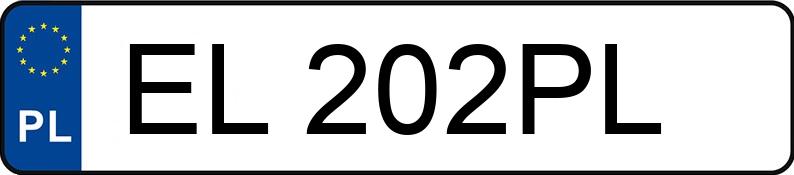 Numer rejestracyjny EL 202PL posiada VOLVO V50 1.6 D MR`08 E4 V50 1.6 D MR`08 E4 - EL202PL