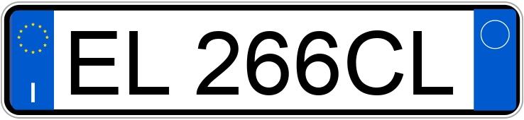 Numer rejestracyjny EL266CL posiada BMW X3