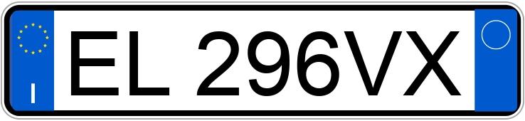 Numer rejestracyjny EL296VX posiada LANCIA Ypsilon 3a serie Numer rejestracyjny EL296VX posiada LANCIA Ypsilon 3a serie