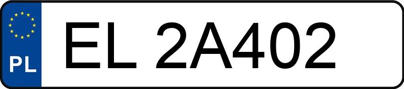 Numer rejestracyjny EL 2A402 posiada RENAULT GRAND SCENIC 1,6 DCI - EL2A402