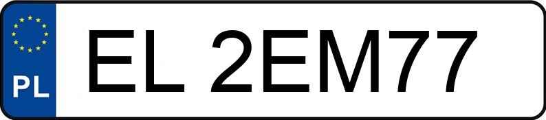 Numer rejestracyjny EL 2EM77 posiada JAGUAR XF 3.0 Diesel MR`12 E5 Luxury Sportbrake - EL2EM77