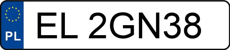 Numer rejestracyjny EL 2GN38 posiada OPEL Vectra C 1.6 MR`02 E3 Essentia - EL2GN38