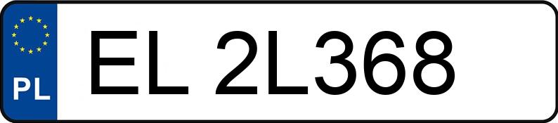 Numer rejestracyjny EL 2L368 posiada BMW 318 I - EL2L368