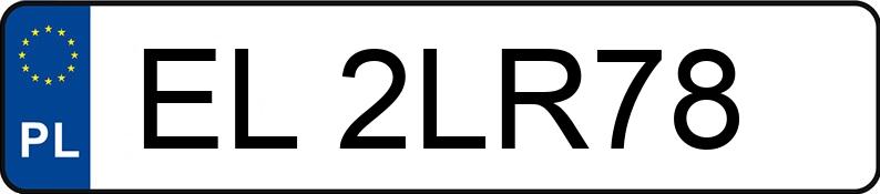 Numer rejestracyjny EL 2LR78 posiada TOYOTA Corolla 1.5 MR`23 E6d Comfort+Tech - EL2LR78