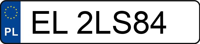 Numer rejestracyjny EL 2LS84 posiada BMW 118i MR`19 E6d F40 118i MR`19 E6d F40 - EL2LS84