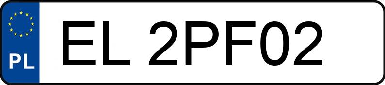 Numer rejestracyjny EL 2PF02 posiada MERCEDES-BENZ G 63 AMG MR`18 E6d W463 G 63 AMG MR`18 E6d W463 - EL2PF02
