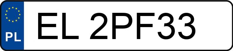 Numer rejestracyjny EL 2PF33 posiada VOLKSWAGEN TRANSPORTER - EL2PF33 Numer rejestracyjny EL 2PF33 posiada VOLKSWAGEN TRANSPORTER - EL2PF33