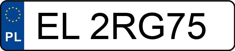 Numer rejestracyjny EL 2RG75 posiada BESTUNE B70 MR`25 E6 Business - EL2RG75