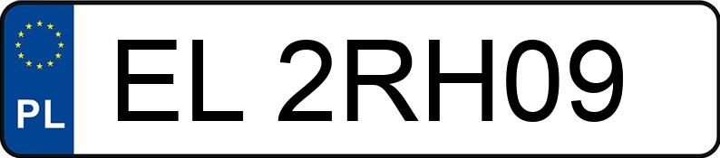 Numer rejestracyjny EL 2RH09 posiada AUDI Q5 MR`09 E5 8R - EL2RH09