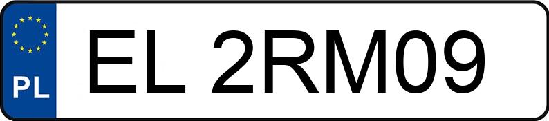 Numer rejestracyjny EL 2RM09 posiada MERCEDES-BENZ S 500 - EL2RM09