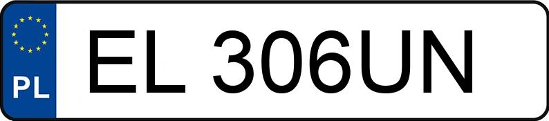 Numer rejestracyjny EL 306UN posiada BMW 320 - EL306UN