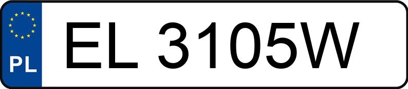 Numer rejestracyjny EL 3105W posiada HONDA CIVIC 5D - EL3105W Numer rejestracyjny EL 3105W posiada HONDA CIVIC 5D - EL3105W