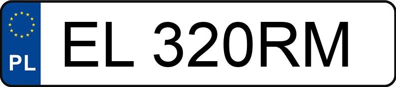 Numer rejestracyjny EL 320RM posiada DAEWOO LANOS - EL320RM