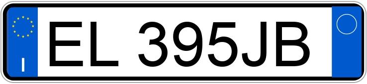 Numer rejestracyjny EL395JB posiada PEUGEOT 207