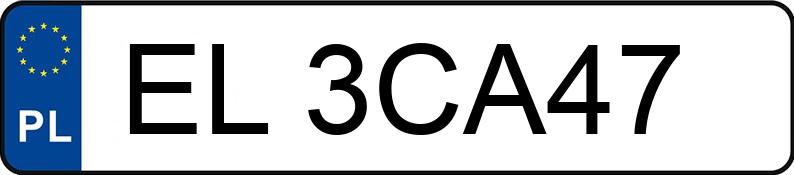 Numer rejestracyjny EL 3CA47 posiada IVECO DAILY - EL3CA47