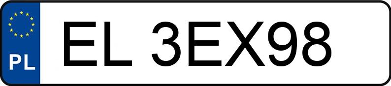 Numer rejestracyjny EL 3EX98 posiada OPEL Corsa E 1.4 MR`14 E6 Cosmo - EL3EX98