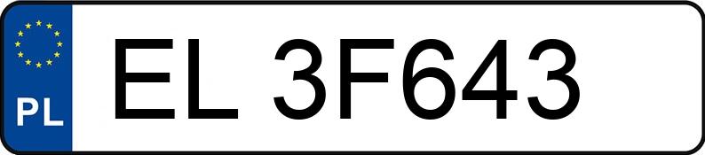 Numer rejestracyjny EL 3F643 posiada BMW 530 - EL3F643 Numer rejestracyjny EL 3F643 posiada BMW 530 - EL3F643