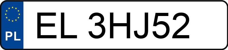 Numer rejestracyjny EL 3HJ52 posiada SKODA OCTAVIA - EL3HJ52 Numer rejestracyjny EL 3HJ52 posiada SKODA OCTAVIA - EL3HJ52