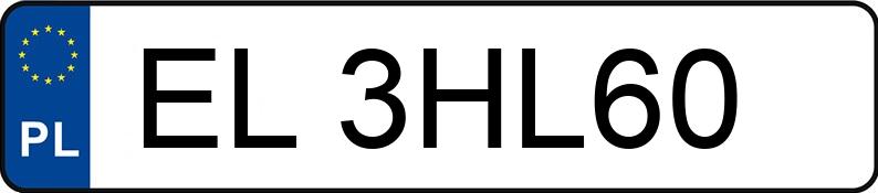 Numer rejestracyjny EL 3HL60 posiada CHEVROLET ORLANDO - EL3HL60 Numer rejestracyjny EL 3HL60 posiada CHEVROLET ORLANDO - EL3HL60