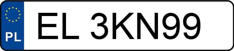 Numer rejestracyjny EL 3KN99 posiada BMW 328 - EL3KN99 Numer rejestracyjny EL 3KN99 posiada BMW 328 - EL3KN99