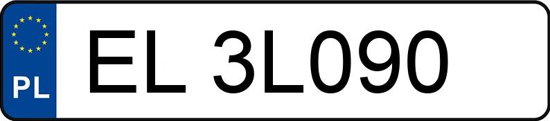 Numer rejestracyjny EL 3L090 posiada KIA PICANTO - EL3L090