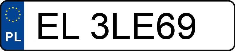 Numer rejestracyjny EL 3LE69 posiada SKODA Octavia II 1.6 MR`09 E5 Active - EL3LE69