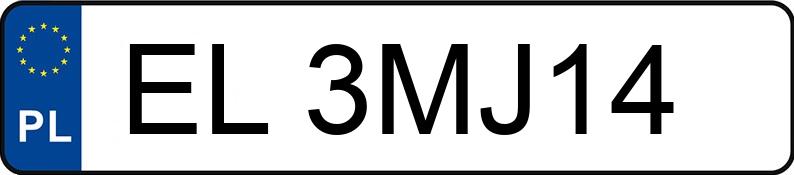 Numer rejestracyjny EL 3MJ14 posiada MERCEDES-BENZ C 180 Kat. 202 Classic - EL3MJ14