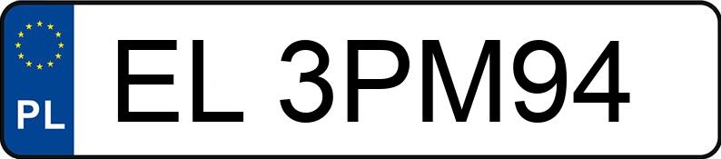 Numer rejestracyjny EL 3PM94 posiada AUDI Q7 55 TFSI MR`24 E6d 4J Q7 55 TFSI MR`24 E6d 4J - EL3PM94