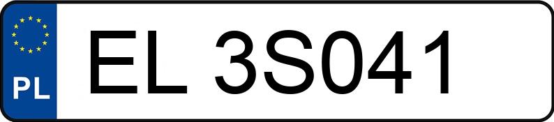 Numer rejestracyjny EL 3S041 posiada VOLKSWAGEN T-CROSS - EL3S041 Numer rejestracyjny EL 3S041 posiada VOLKSWAGEN T-CROSS - EL3S041