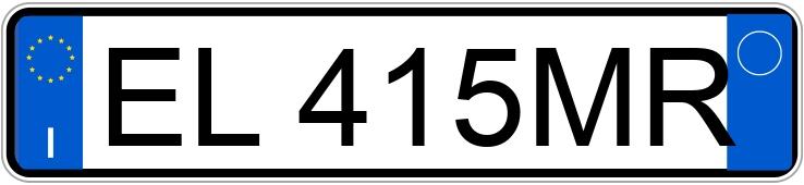 Numer rejestracyjny EL415MR posiada ALFA ROMEO Giulietta