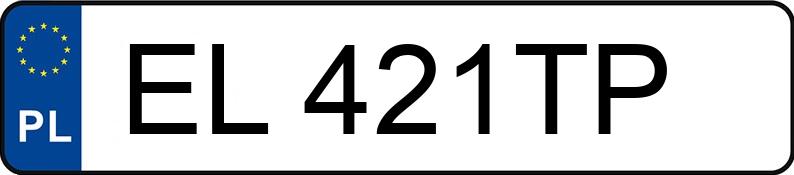 Numer rejestracyjny EL 421TP posiada FORD FIESTA - EL421TP