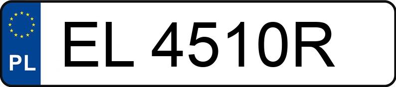 Numer rejestracyjny EL 4510R posiada BMW 318i Kat. E36 318i Kat. E36 - EL4510R
