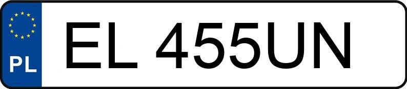 Numer rejestracyjny EL 455UN posiada CHEVROLET REZZO - EL455UN