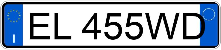 Numer rejestracyjny EL455WD posiada FIAT Panda 3a serie Numer rejestracyjny EL455WD posiada FIAT Panda 3a serie