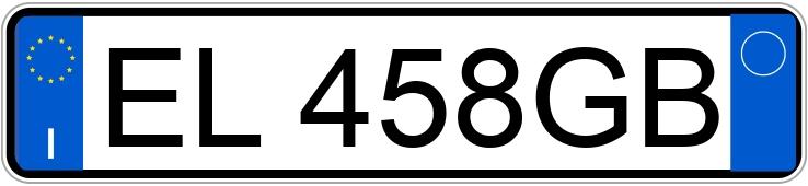 Numer rejestracyjny EL458GB posiada FIAT 500