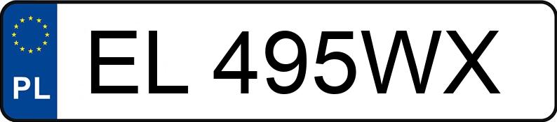 Numer rejestracyjny EL 495WX posiada TOYOTA Yaris 1.0 MR`14 E5 Premium - EL495WX