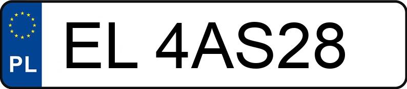 Numer rejestracyjny EL 4AS28 posiada BMW 740 Diesel DPF MR`15 E6 G11/G12 xDrive Steptronic - EL4AS28