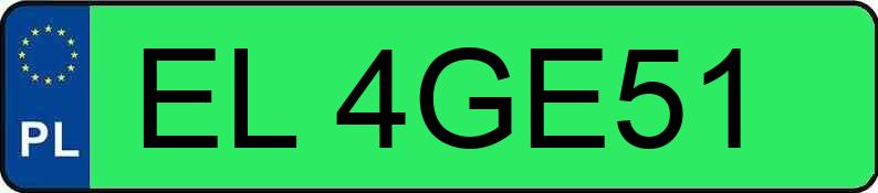 Numer rejestracyjny EL 4GE51 posiada RENAULT MASTER Z.E. - EL4GE51