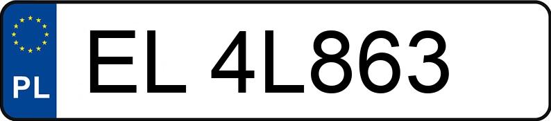 Numer rejestracyjny EL 4L863 posiada CITROEN C3 AIRCROSS - EL4L863