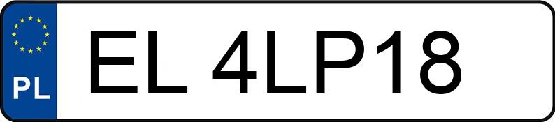 Numer rejestracyjny EL 4LP18 posiada MAN 5.180 TGE E6 5.0t L5 - EL4LP18