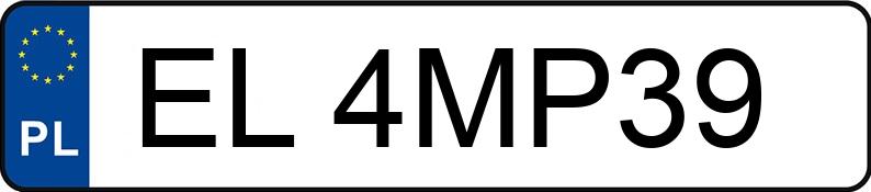 Numer rejestracyjny EL 4MP39 posiada SEAT Ibiza 1.4 MR`02 E3 6L SportRider Cool II - EL4MP39