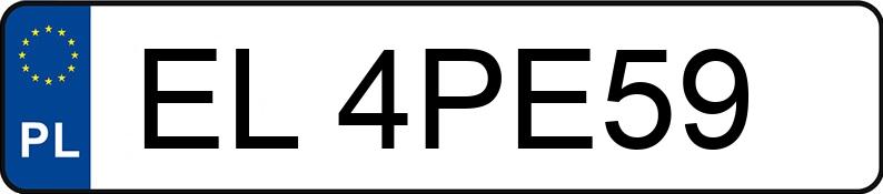 Numer rejestracyjny EL 4PE59 posiada BMW 328 IX - EL4PE59 Numer rejestracyjny EL 4PE59 posiada BMW 328 IX - EL4PE59