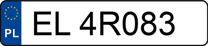 Numer rejestracyjny EL 4R083 posiada FIAT FIORINO - EL4R083 Numer rejestracyjny EL 4R083 posiada FIAT FIORINO - EL4R083