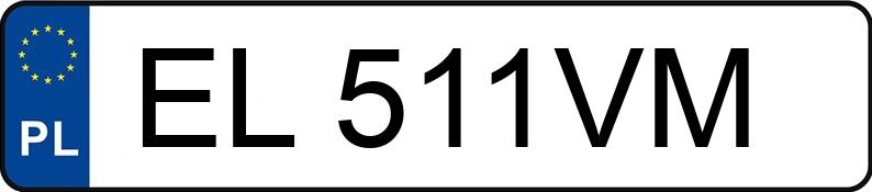 Numer rejestracyjny EL 511VM posiada JAGUAR XJ8 - EL511VM