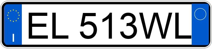 Numer rejestracyjny EL513WL posiada FIAT Punto 4a serie Numer rejestracyjny EL513WL posiada FIAT Punto 4a serie