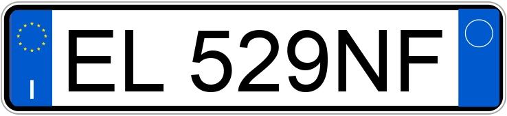 Numer rejestracyjny EL529NF posiada ALFA ROMEO Giulietta