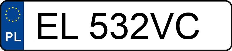 Numer rejestracyjny EL 532VC posiada OPEL ASTRA - EL532VC
