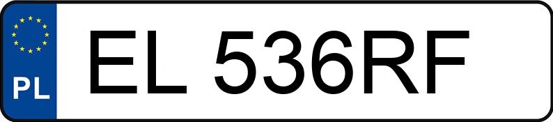 Numer rejestracyjny EL 536RF posiada VOLKSWAGEN Passat B5 1.9 TDI MR`96 E2 Trendline - EL536RF